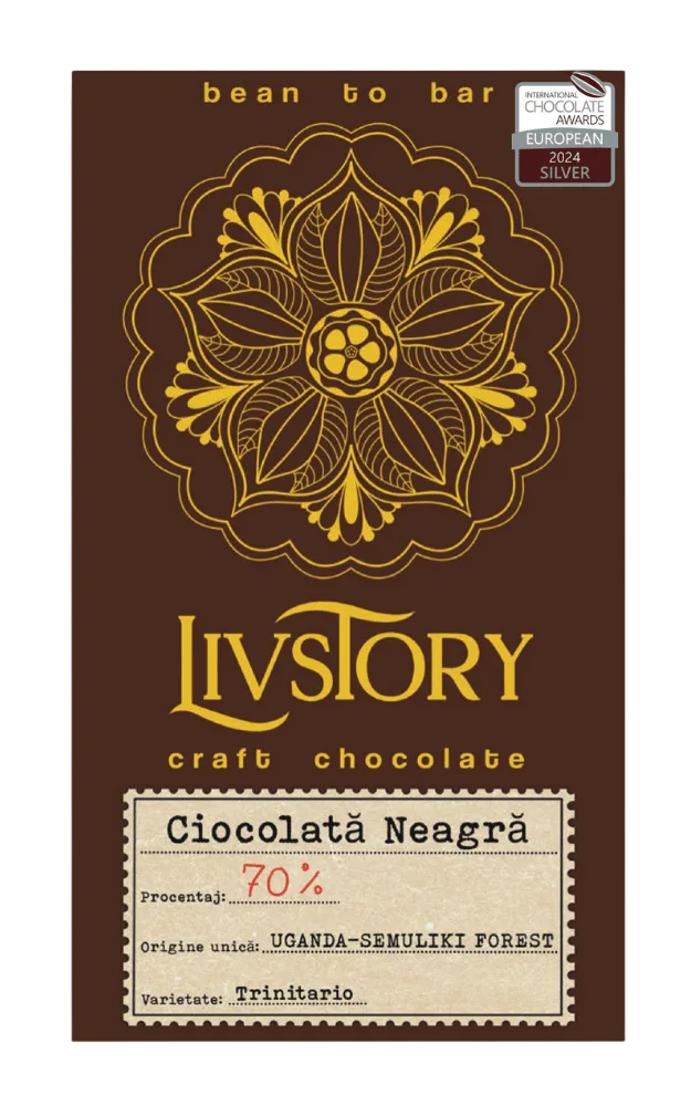 Dark Chocolate 70% Bean to Bar origin Uganda