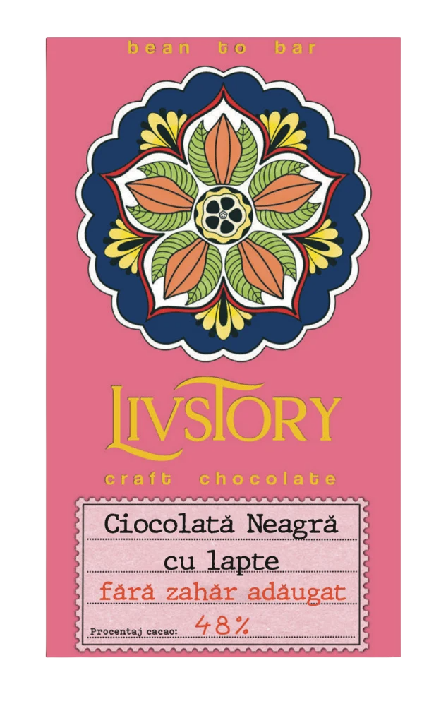 Dark Sugar-Free Milk Chocolate 48%
