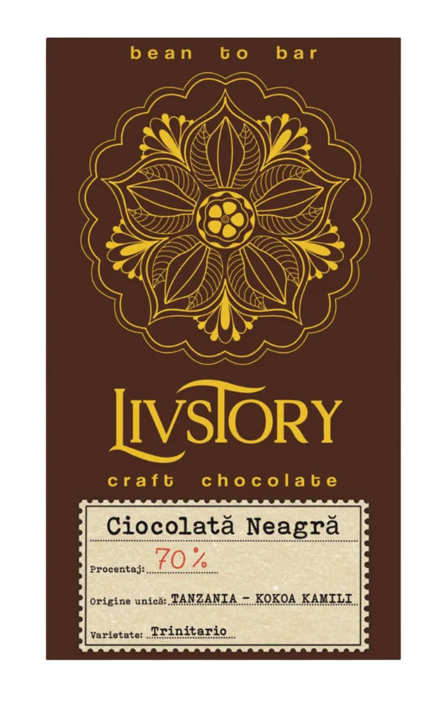 Dark Chocolate 70% Bean to Bar origin Tanzania